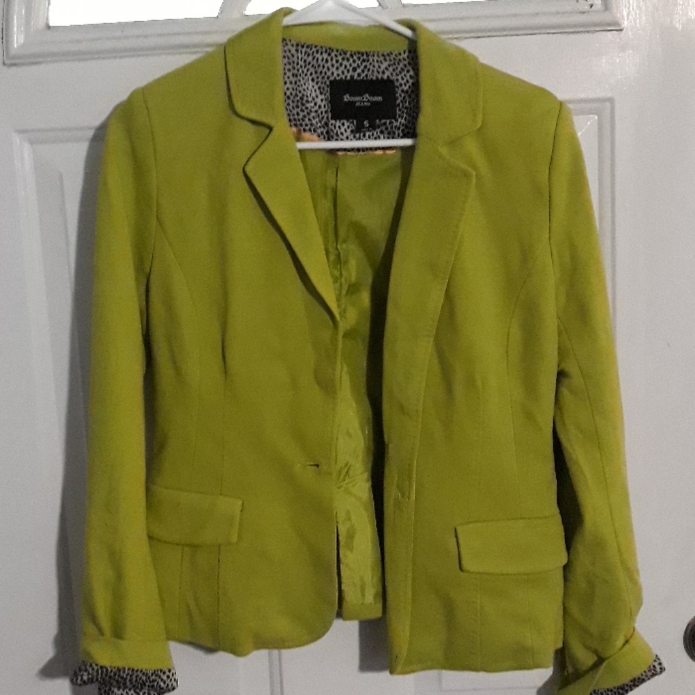 Lime green blazer